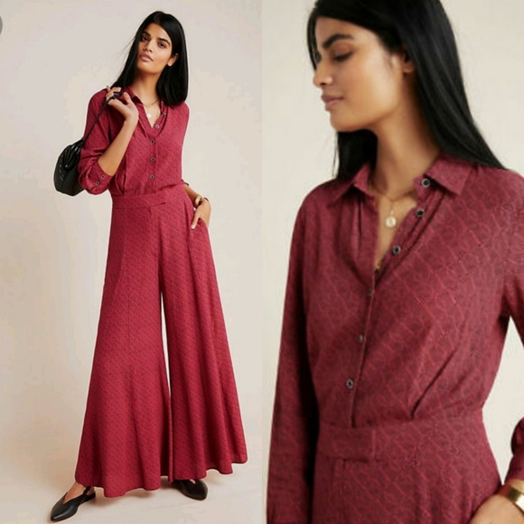 Anthropologie Pants - Anthropologie Loveland Wide-Leg Chic Femin…